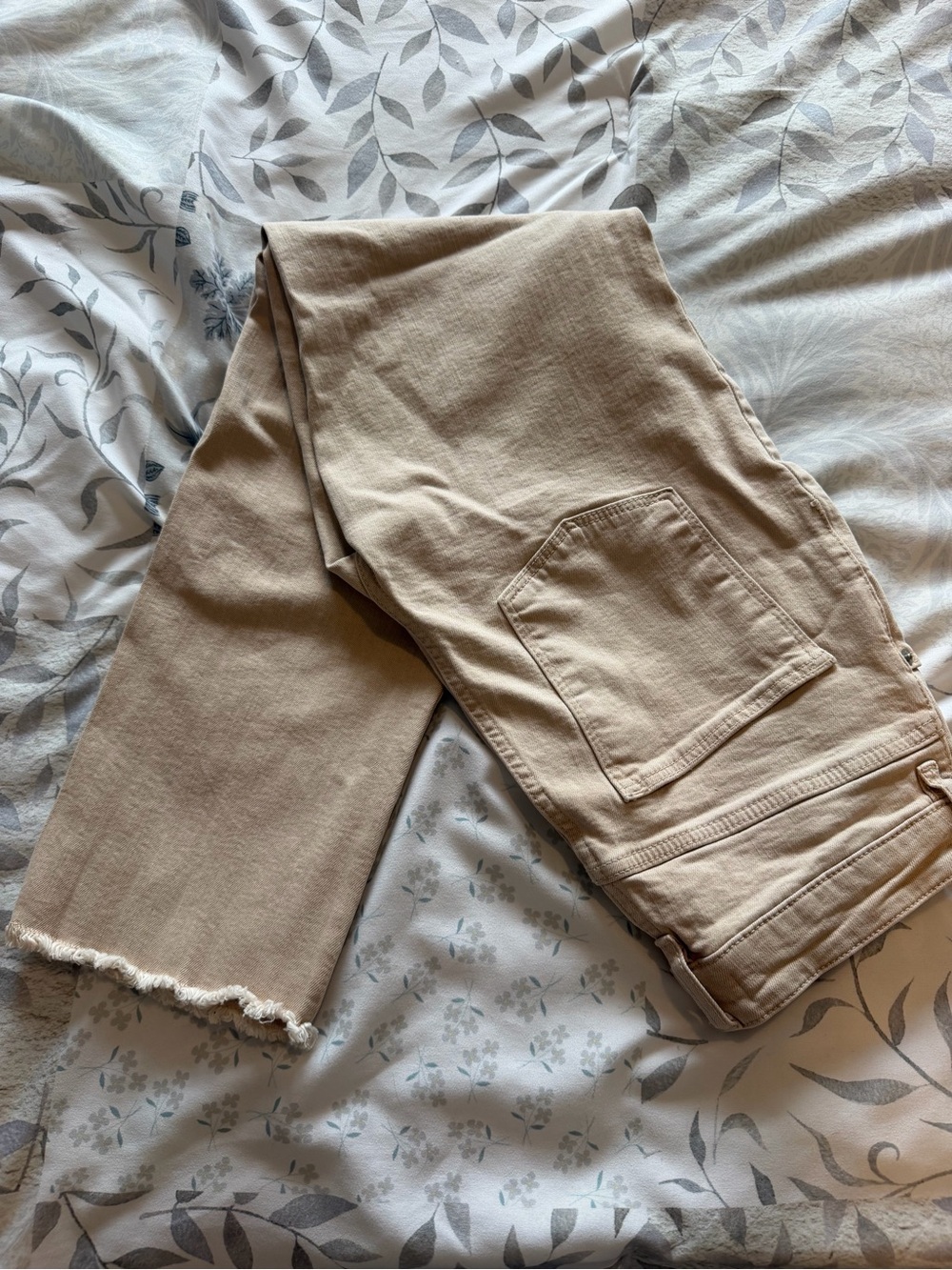 Ted Baker Beige Straight-Leg Jeans